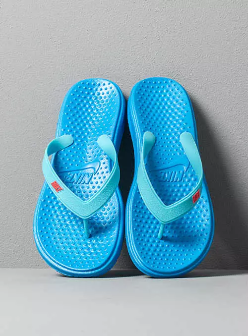 Детски джапанки Nike в синьо