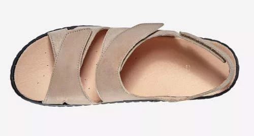 Удобни дамски сандали от естествена кожа
